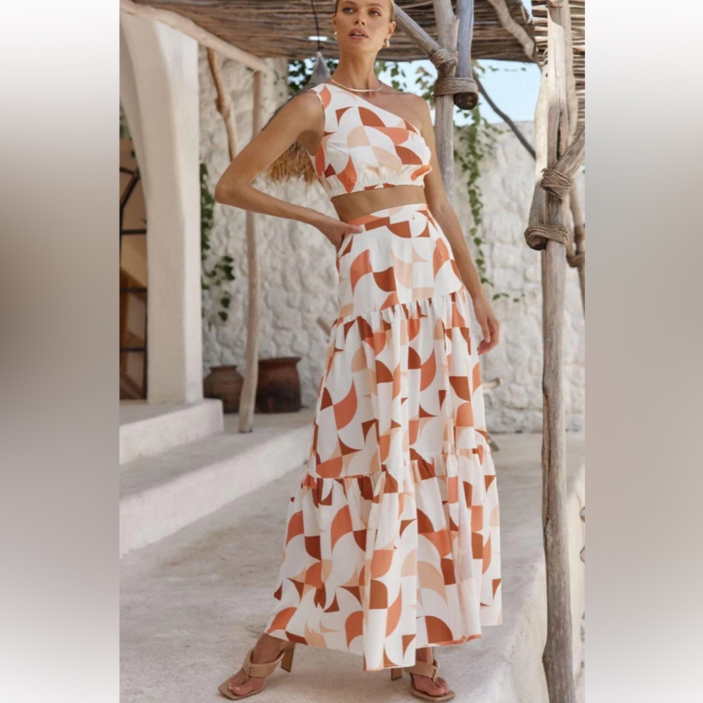 Runaway The Label Dérive Collection Kiana top + maxi dress